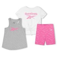 Reebok Kids 3p Sh Sts Rss Top And Trouser Set - 11-12 Regular