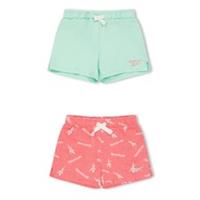 Reebok Kids Td Lg Dtz 2 Pack Baby Jersey Shorts - 3-4 Years Regular
