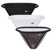 Reebok Womens 3 Pack Tanga Briefs Mandy Hipster Lightweight - 10 Regular