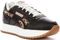 Reebok Glide Ripple Retro Running Lace Up Womens Trainer In Leopard UK 6 - 11