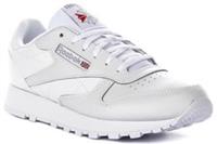 Reebok Classic Leather Retro Suede Lace Up Womens Trainer In White UK 3 - 7