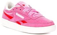 Reebok Club C Revenge Suede Court Lace Up Womens Trainer In Pink UK 3 - 7