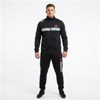 Reebok UFC Men's Tracksuit Set NWT Black Grey Full Zip Jacket Pants - L Regular