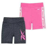 Reebok Girls Kids Jersey Jogger Shorts 2 Pack Age 13/14 New