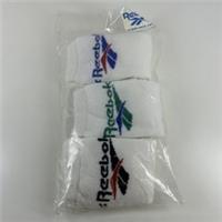 Vintage Reebok Sports Socks White Size 6-11 UK Made In UK Brand New Old Stock - L Regular