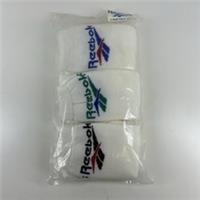 Vintage Reebok White Sports Socks Size 6-11 UK Made In UK Brand New Old Stock - L Regular
