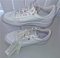 Reebok BNWT court peak white and purple trainers uk size 8- CG BC5