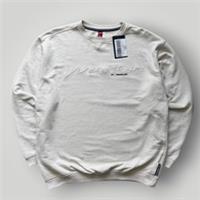 Mens vintage 2000s deadstock Reebok Membership cream crewneck sweatshirt (M) - M Regular