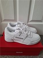 Reebok Workout Plus Reebok Classics White Leather Trainers UK 6.5