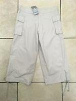 Reebok Womens Honolulu 3/4 Woven Cargo Pants Trousers Size 10 Uk BNWT* Pebble - 10 Regular