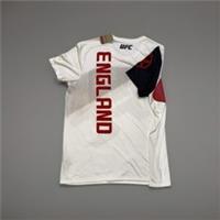UFC Reebok T-shirt Mens England 2XL Walk Out Authentic shirt - 2XL Regular