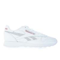 Women's Reebok Classics Lace Up Leather Trainers in White