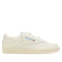 Men's Trainers Reebok Classics Unisex Club C 85 Vintage Lace up Casual in White - UK 8.5 Regular