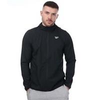 Men's Jacket Reebok Training Essentials Full Zip Hooded in Black - M Regular