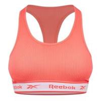 Reebok Womens SlsRibCTANGIE Low Impact Sports Bra Training Fitness Gym Crop Tops - S Regular