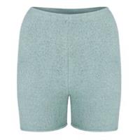 Reebok Womens Cl Wde Czy Bt Fleece Shorts - 8-10 Regular