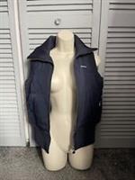 WOMENS VINTAGE REEBOK NAVY BLUE SPORTS SLEEVELESS GILET/BODYWARMER -SIZE 10-NEW - 10 Regular