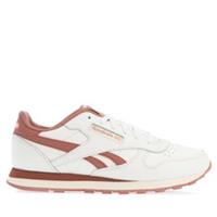 Boy's Reebok Juniors Classic Leather Shoes in White