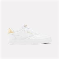 Women's Reebok Classics Court Advance Clip Trainers in White