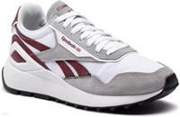 UK size 10 - reebok CLASSIC galaxy aztec COMFY trainers RETRO white burgundy