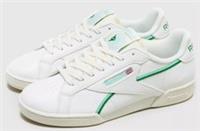 UK size 8.5 - reebok CLASSIC npc COMFY trainers off white green rare