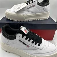 Reebok Club C Megacourt White & Black Trainers Size UK 8.5 BNIB Sneakers Tennis