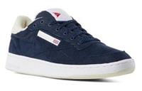 UK size 6.5 - reebok CLASSIC corduroy COMFY trainers DENIM FABRIC blue RARE