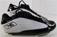 Reebok NFL Equipment American Football Cleats Black White UK 12 USA 13 - RB 404