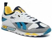 UK size 5.5 - reebok CLASSIC COMFY trainers retro white blue RARE