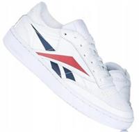 UK size 9.5 - reebok classic club COMFY trainers LEATHER RETRO white RARE