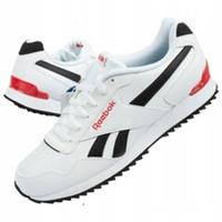 UK size 9.5 - reebok CLASSIC ripple clip COMFY trainers white