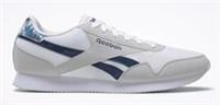 UK size 9.5 - reebok CLASSIC jogger COMFY trainers white blue