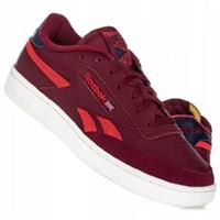 UK size 9 - reebok CLASSIC club revenge COMFY trainers burgundy