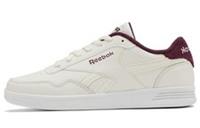 UK size 10 - reebok CLASSIC techque COMFY trainers leather cream burgundy