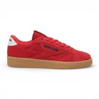 Reebok Club C Grounds Men's Red Suede Gum Sole Heritage Trainers GV6954 NEW