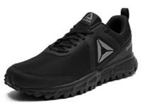 UK size 11.5 - reebok sawcut hiking walking trainers deep treads black