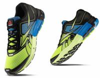 UK size 8 - reebok cushion one COMFY trainers hi end running neon rare