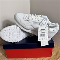 Reebok Royal Glide Trainers Kids UK 4.5 EU 36.5 White Leather Trainers New Boxed
