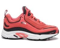 UK size 5.5 - reebok CLASSIC DMX COMFY trainers TANGY red RETRO rare model