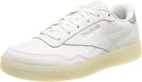 UK size 8 - reebok LEATHER royal techque comfy trainers glitter sole white