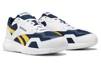 UK size 9.5 - reebok CLASSIC dashonic COMFY trainers run gym fitness white