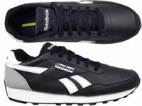 UK size 6 - reebok classic rewind COMFY trainers RETRO black white RARE