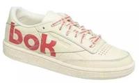UK size 6.5 - reebok classic club COMFY trainers LEATHER cream RARE design