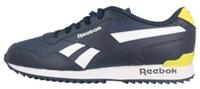 UK size 5.5 - reebok classic glide clip COMFY trainers LEATHER navy yellow