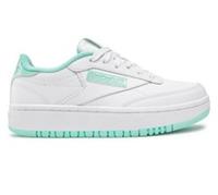 UK size 5.5 - reebok CLASSIC club COMFY trainers DOUBLE HIGH SOLE platform white