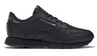 UK size 5.5 - reebok classic COMFY walking trainers LEATHER BLACK