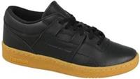 UK size 7.5 - reebok classic club workout COMFY trainers black gum sole rare
