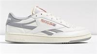 UK size 7.5 - reebok CLASSIC club revenge comfy trainers LEATHER cream grey