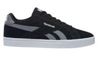 UK size 6.5 - reebok CLASSIC royal complete suede comfy trainers black grey
