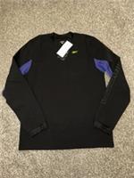 NWT Mens Reebok Les Mills Midlayer Top, Size XS, Black, Long Sleeve, Retro (G37) - XS Regular